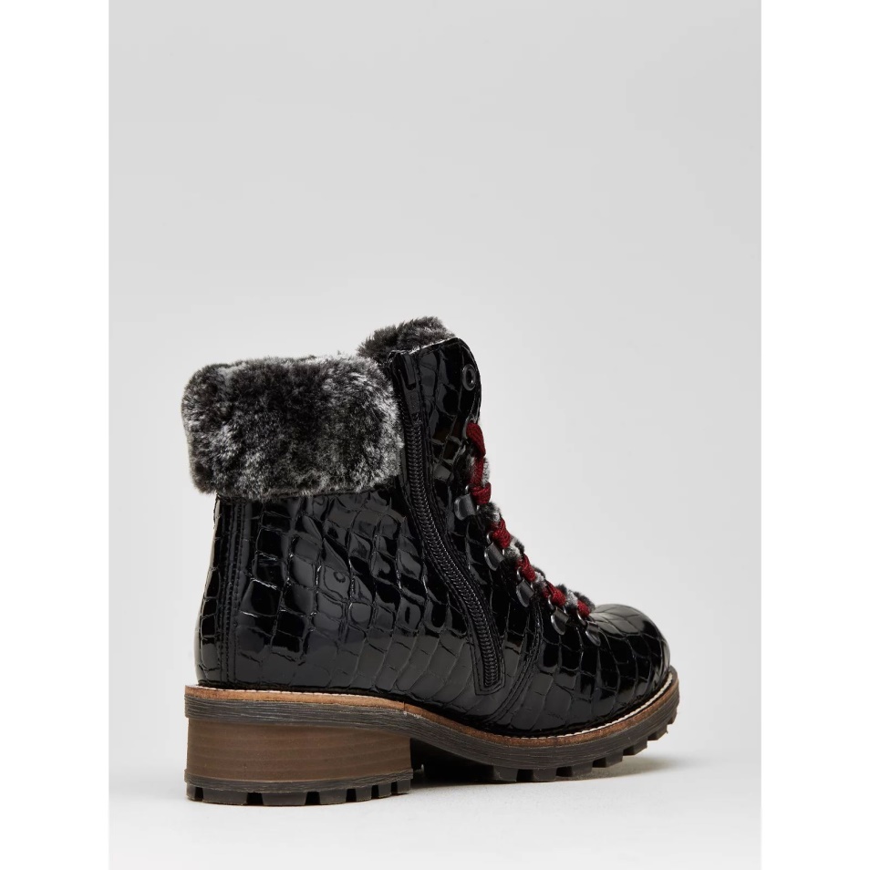 Botte De Randonnée Croco Rieker Noire