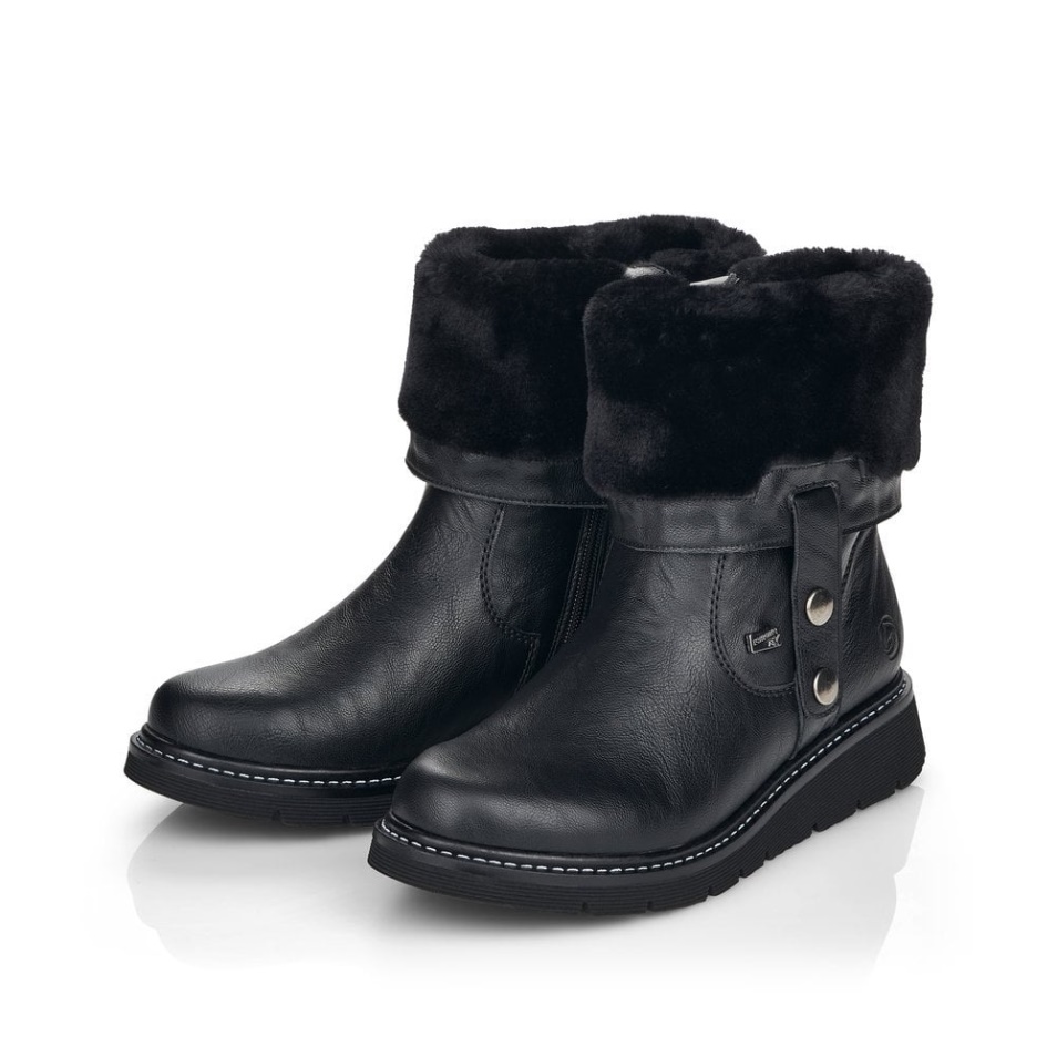Bottes Femme Rieker Remonte D3976 Noir