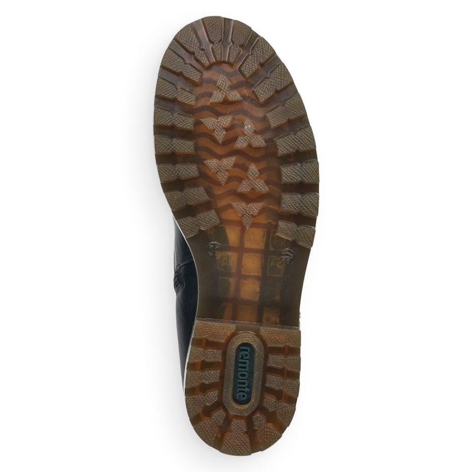 Rieker Noir Remonte D8478 Femmes Bottes