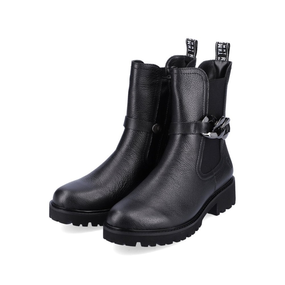 Bottes Femme Rieker Remonte D8695 Noir