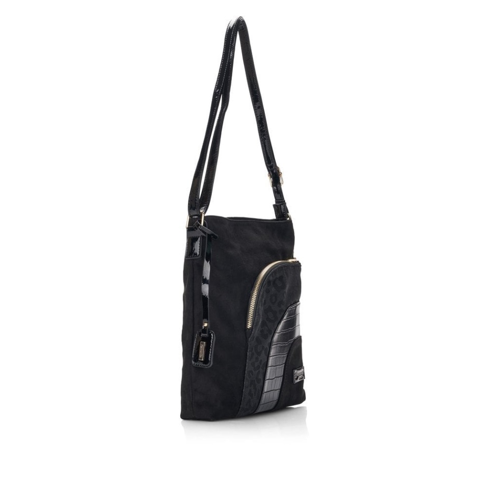 Rieker Black Remonte Q0705-02 Sac Noir Zippé Femme