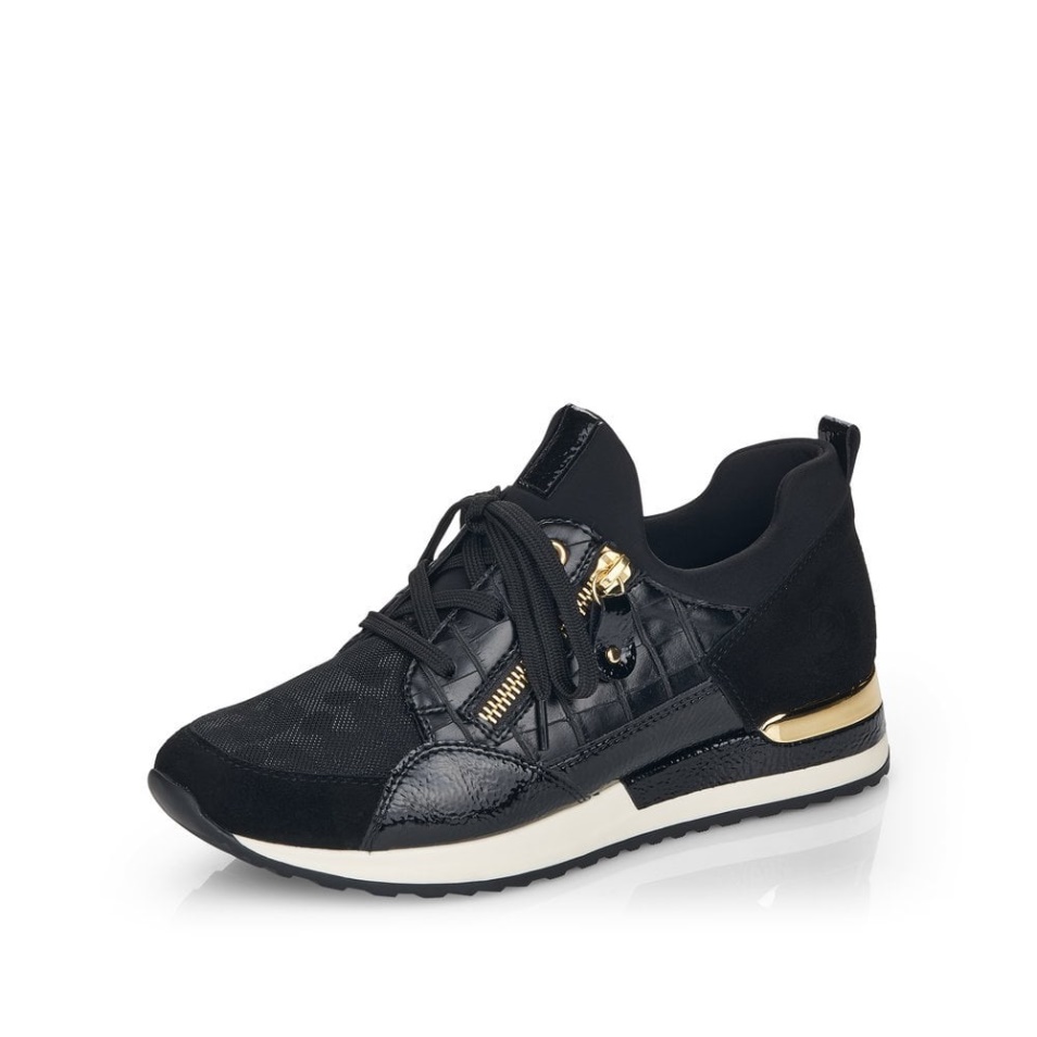 Rieker Noir Remonte R2529 Femmes Baskets