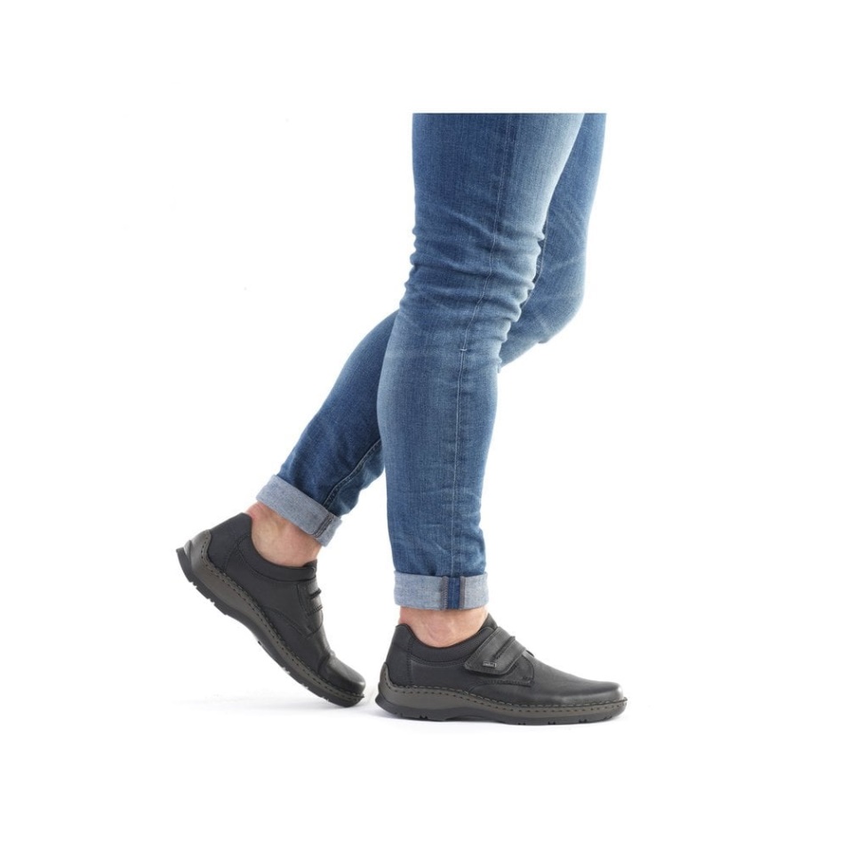 Chaussures Pour Hommes Rieker 05358 Noires