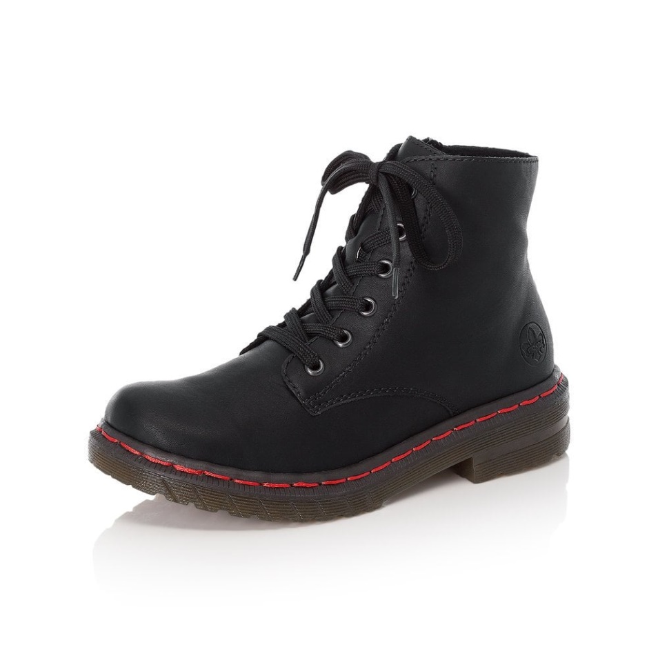 Rieker 76240 Bottes Pour Femmes Noires