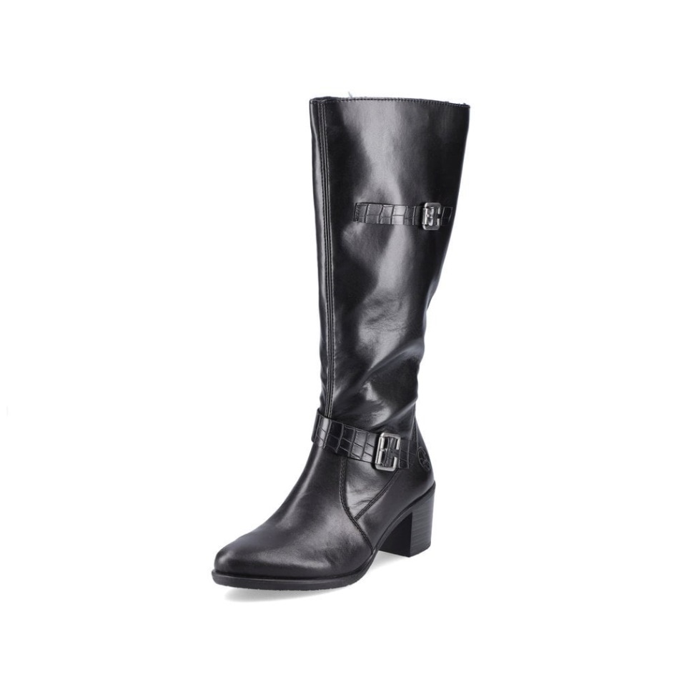 Bottes Rieker Y2090 Noires Pour Femmes