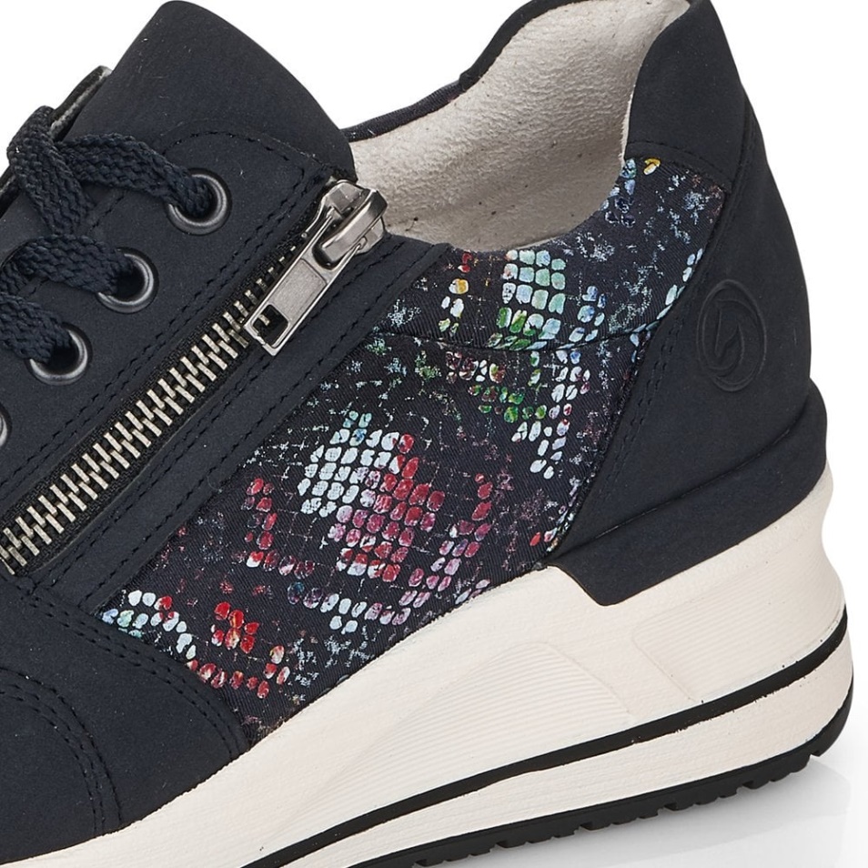 Chaussures Femme Rieker Remonte D3203 Bleu