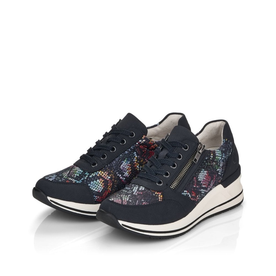 Chaussures Femme Rieker Remonte D3203 Bleu