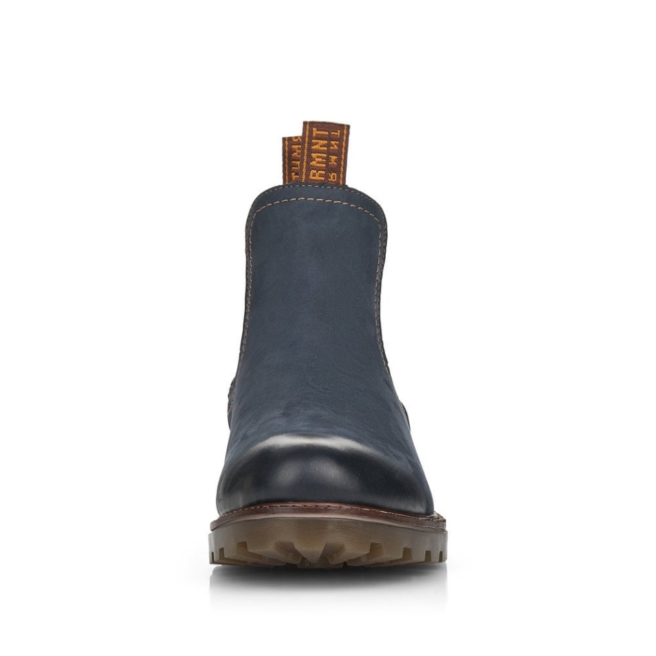 Rieker Bleu Remonte D8472 Bottes Pour Femmes