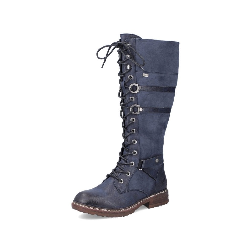 Bottes Hautes Femme Rieker 94732 Bleu