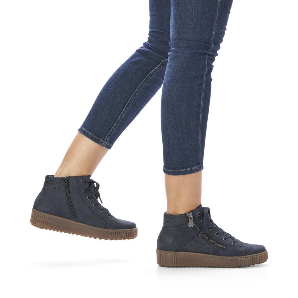 Bottes Femme Rieker M6434 Bleu