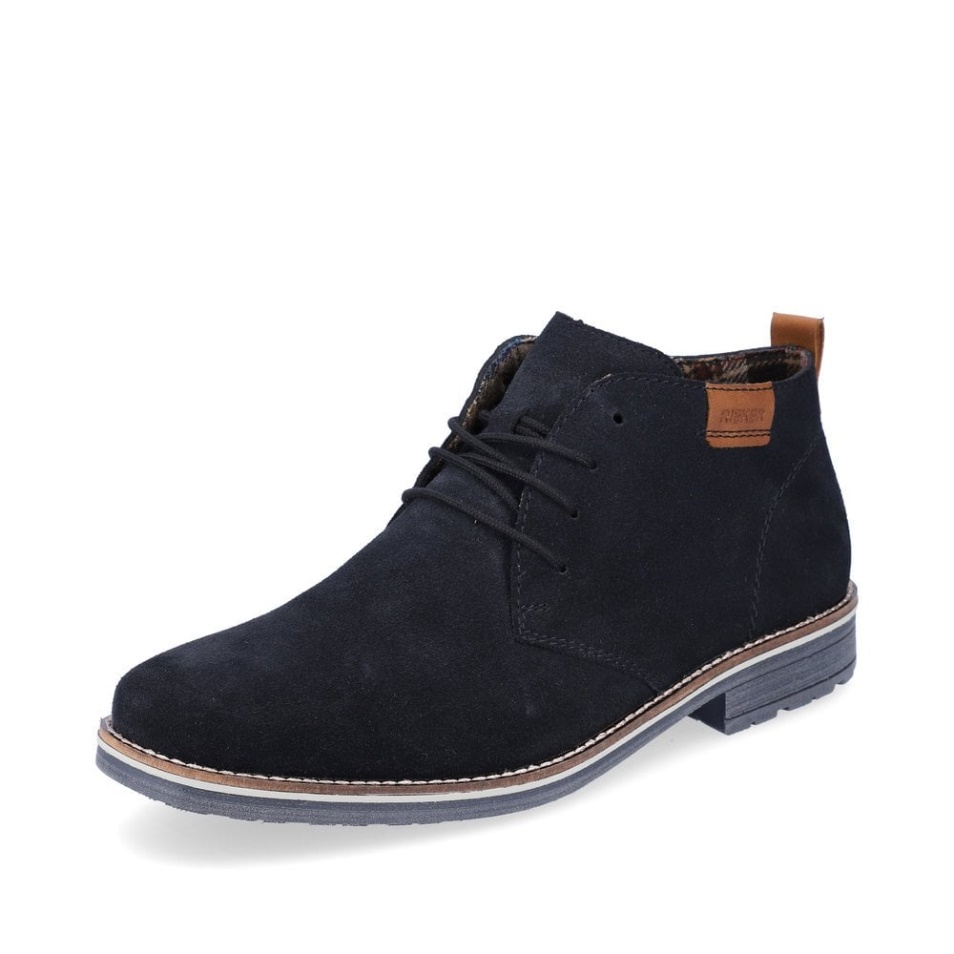 Rieker Riker 33206 Bottines Pour Hommes Bleu