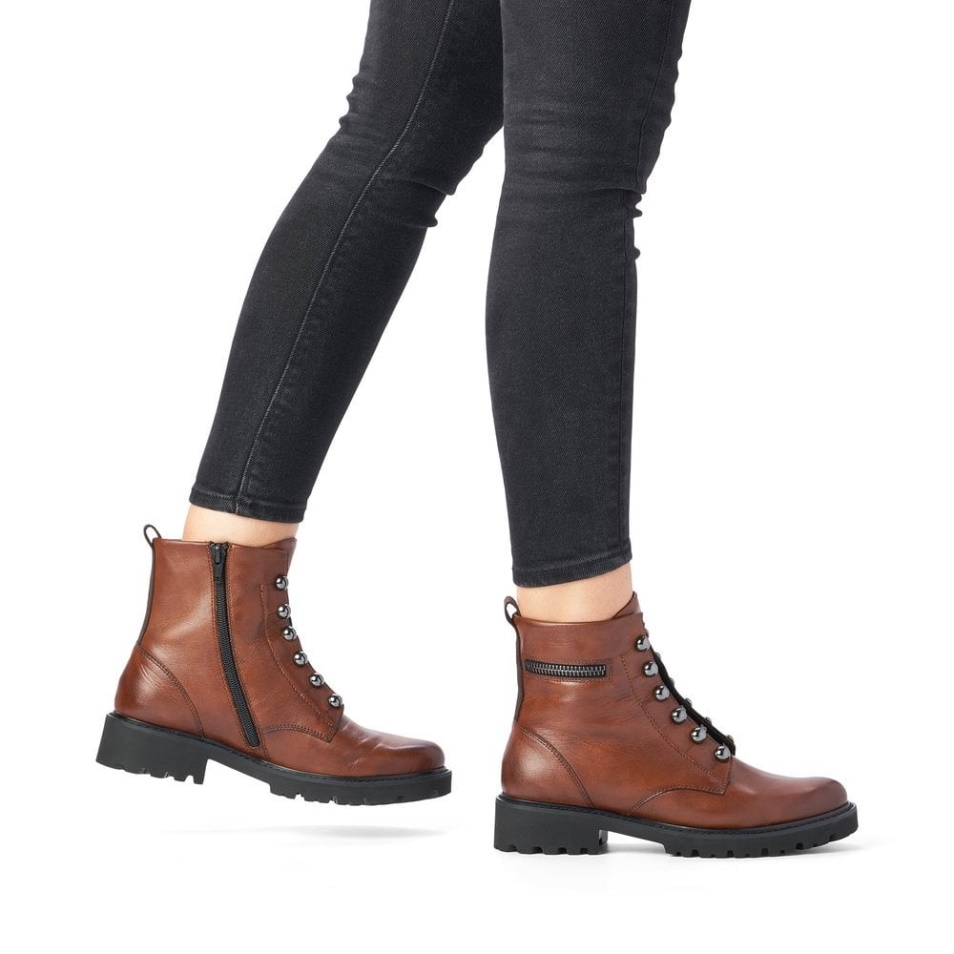 Bottes Femme Rieker Remonte D8670 Marron