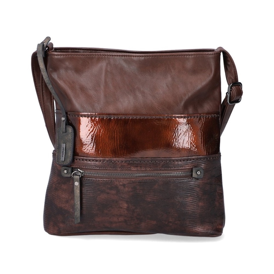 Marron Rieker H1301-25 Sac à Fermeture éclair Marron Pour Femme