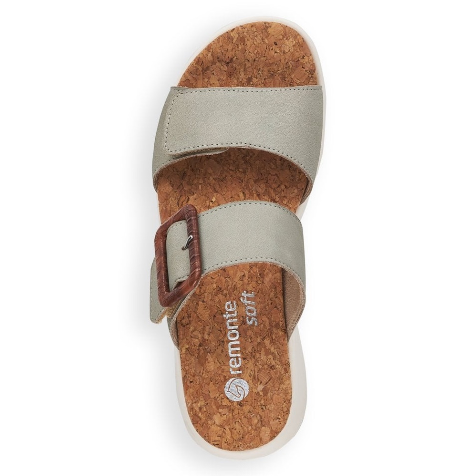 Rieker Vert Remonte D9550 Sandales Pour Femmes