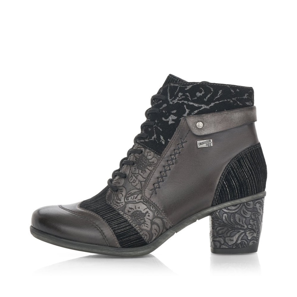 Rieker Gris Remonte D5470 Bottes Pour Femmes