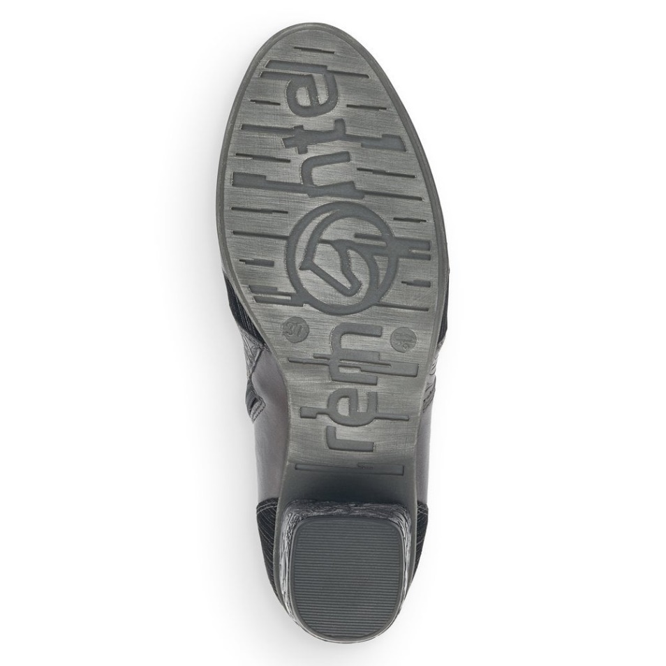 Rieker Gris Remonte D5470 Bottes Pour Femmes