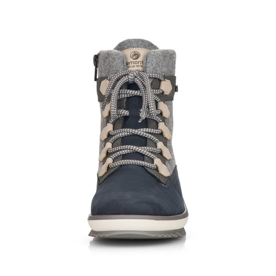 Rieker Gris Remonte R8481 Femmes Bottes