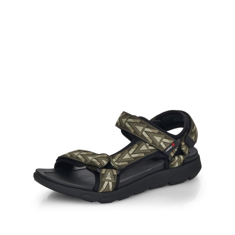 Rieker R-evolution 20802 Sandales Pour Hommes Vert