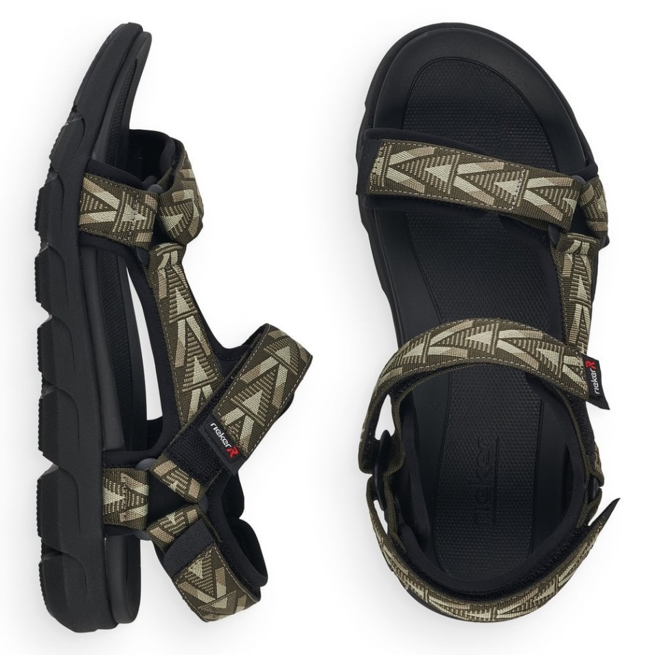 Rieker R-evolution 20802 Sandales Pour Hommes Vert