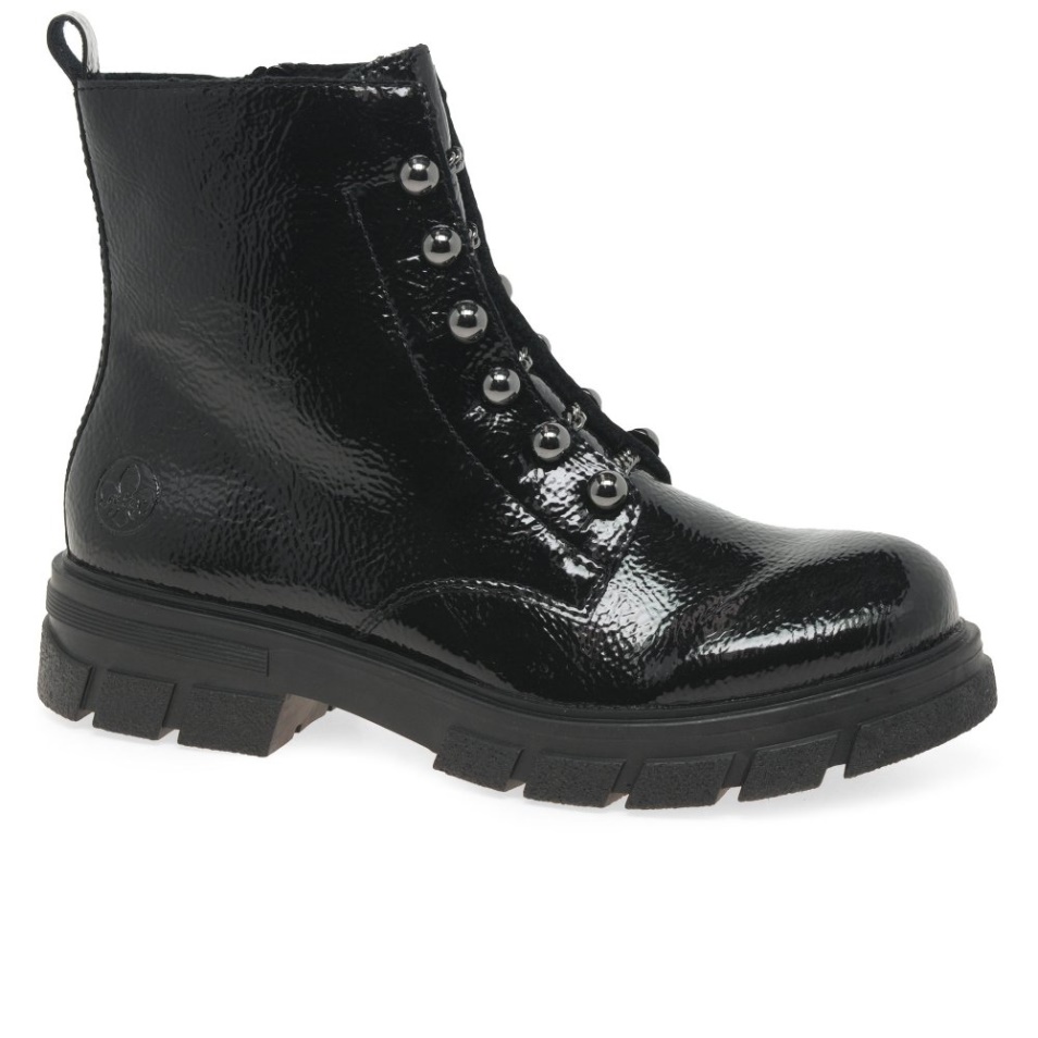 Bottines Femme Rieker Lainey Noires