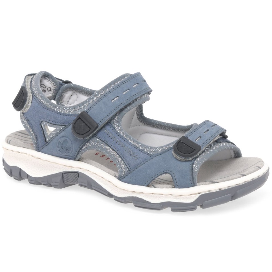 Jeans Rieker Liza Sandales Riptape Femme