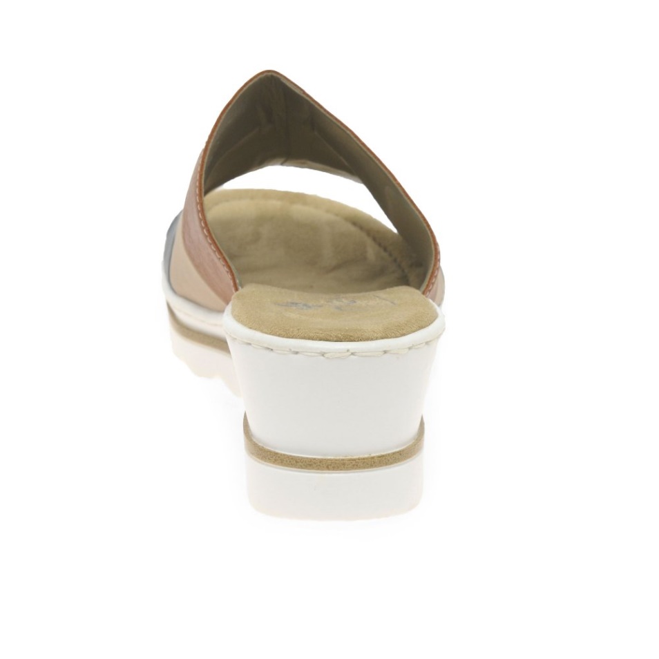 Multi Rieker Jay Sandales à Talons Compensés Pour Femmes