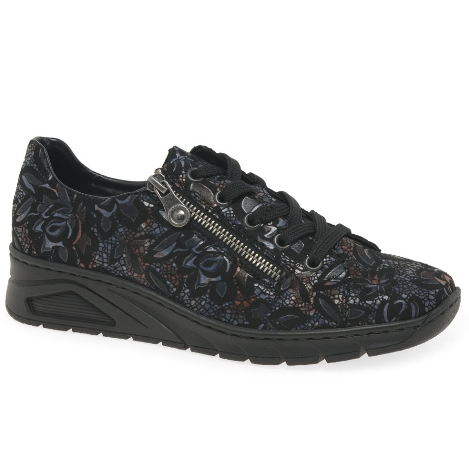 Rieker Baskets Femme Automne Noir