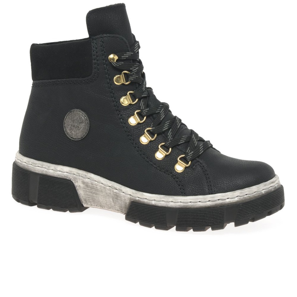 Rieker Corbeau Bottines Casual Femme Noir