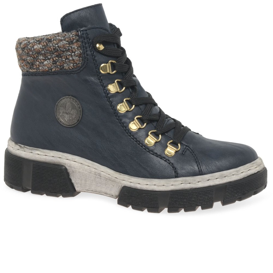 Rieker Raven Bottines Casual Femme Marine