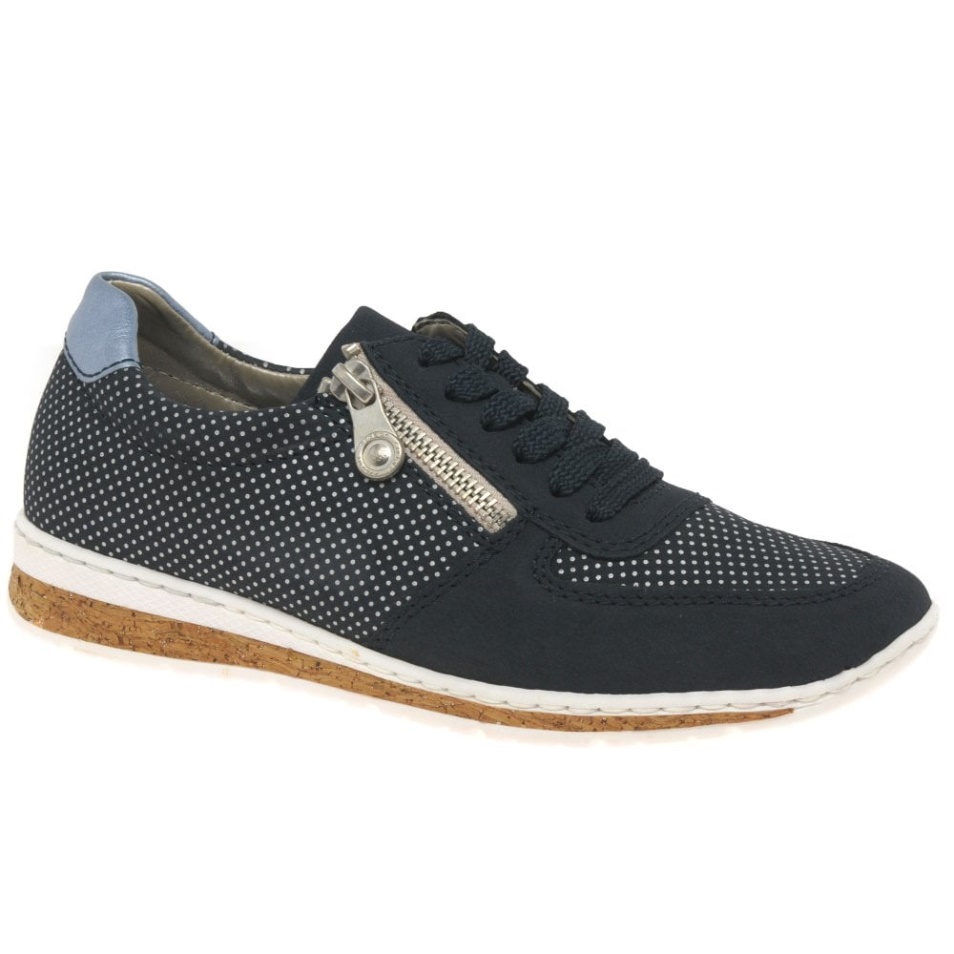 Rieker Tiva Baskets De Sport Casual Femme Pacific