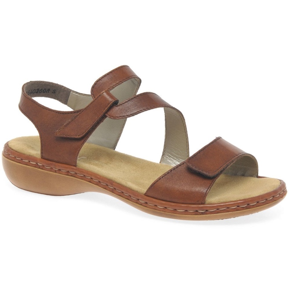 Sandales Rieker Sphere Tan Pour Femme