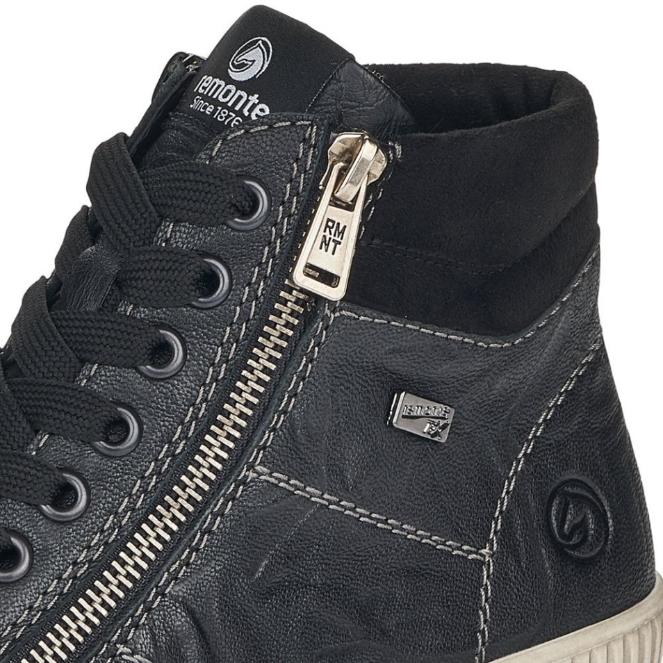 Rieker Remonte D0772 Bottes Femme Noir