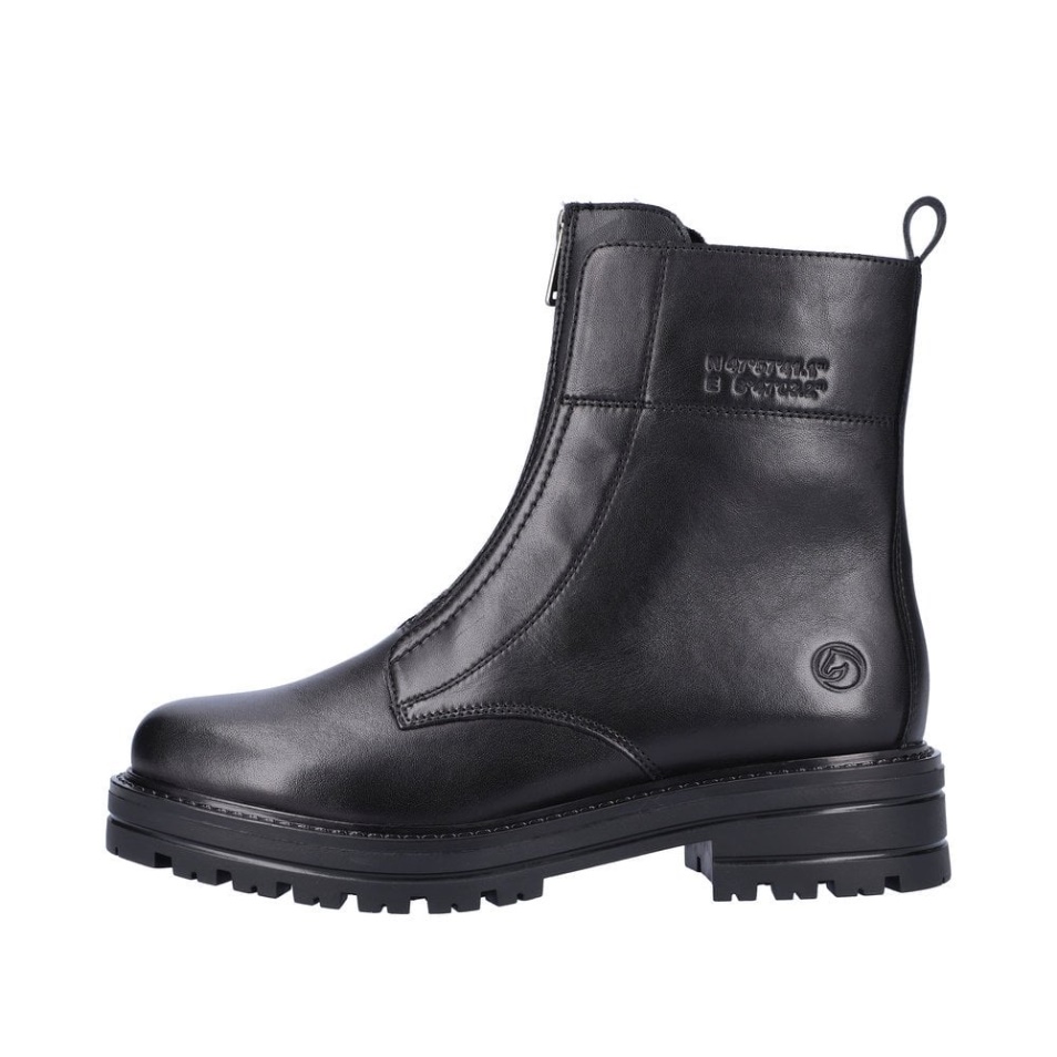 Rieker Remonte D2280 Bottes Femme Noir