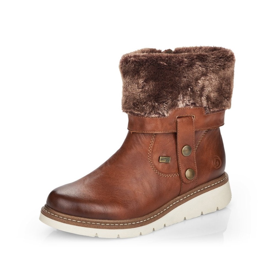 Rieker Remonte D3976 Bottes Pour Femmes Marron