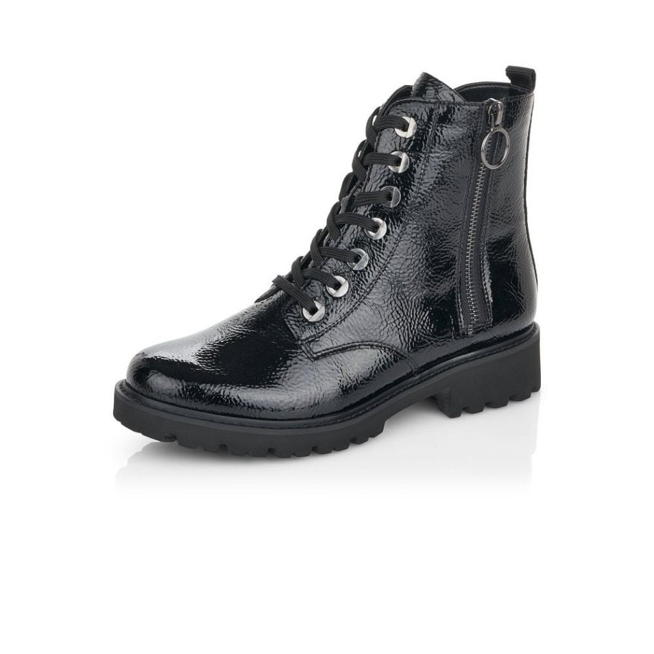 Rieker Remonte D8671 Bottes Femme Noir