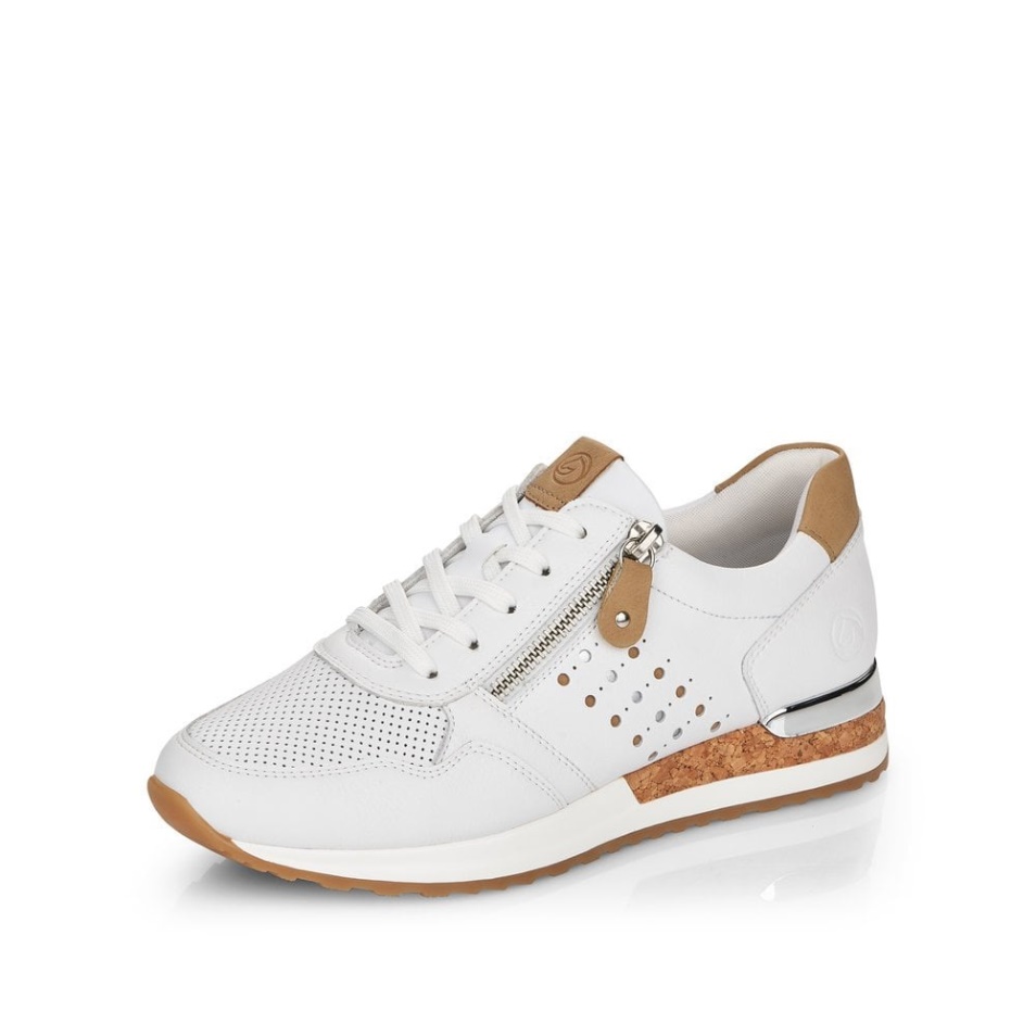Rieker Remonte R2536 Chaussures Femme Blanc