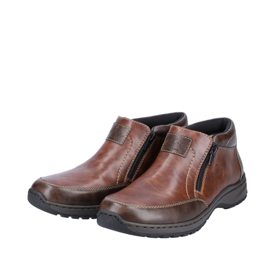 Rieker 03352 Chaussures Pour Hommes Marron