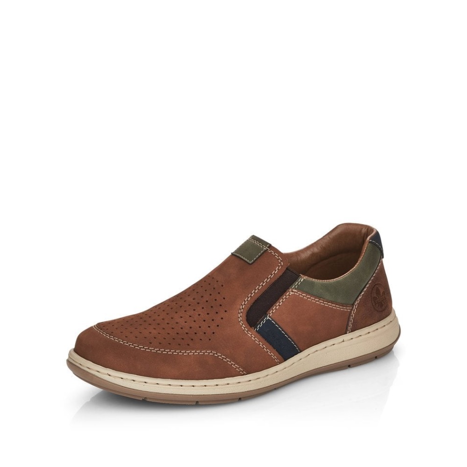 Rieker 17371 Chaussures Pour Hommes Marron