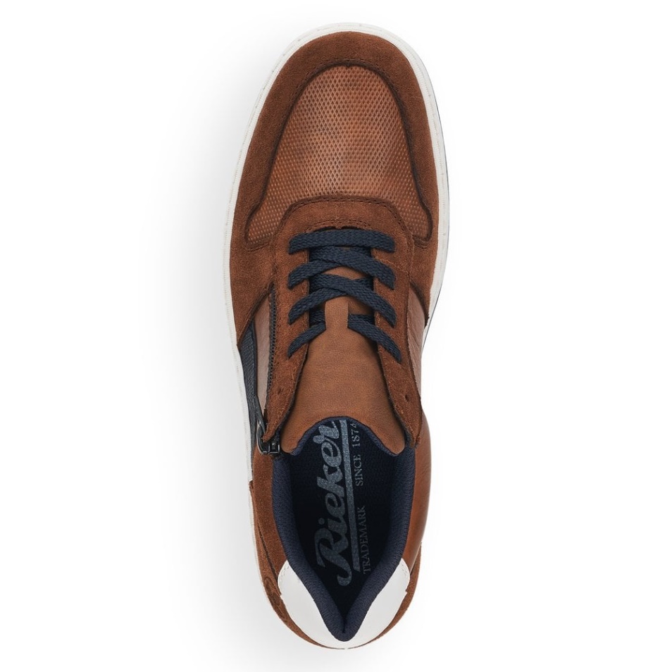 Rieker 18200 Chaussures Pour Hommes Marron