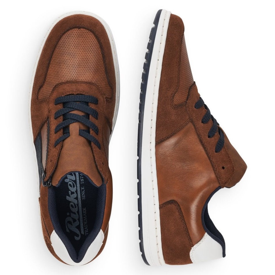 Rieker 18200 Chaussures Pour Hommes Marron