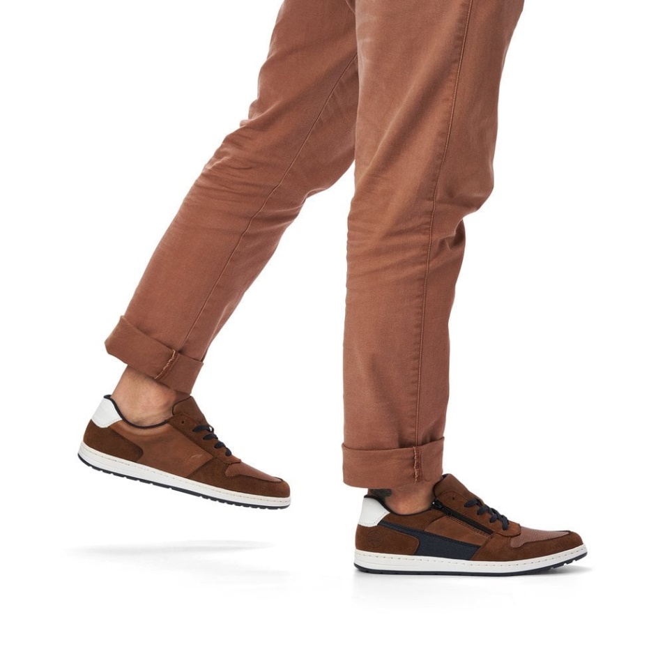 Rieker 18200 Chaussures Pour Hommes Marron