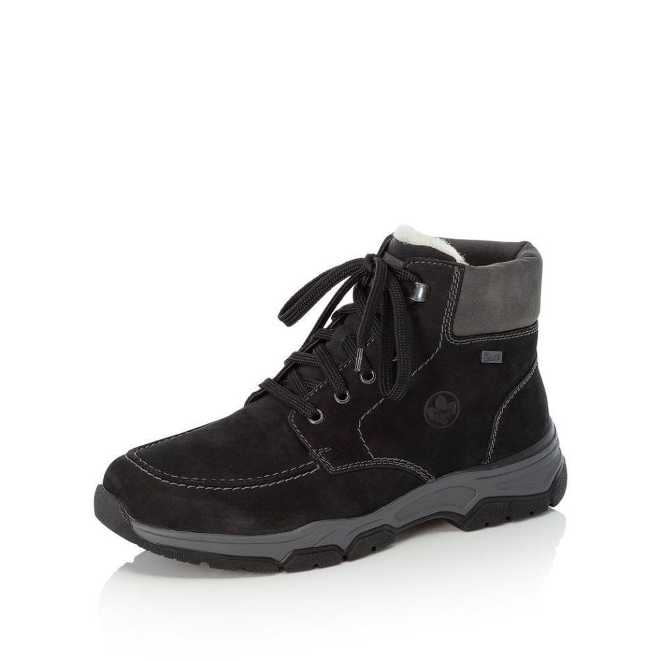 Rieker 31240 Bottes Pour Hommes Noir