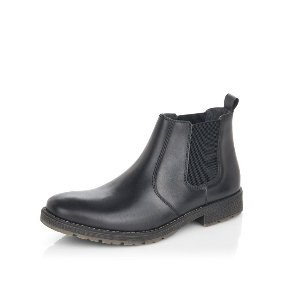 Rieker 33354 Bottes Pour Hommes Noir