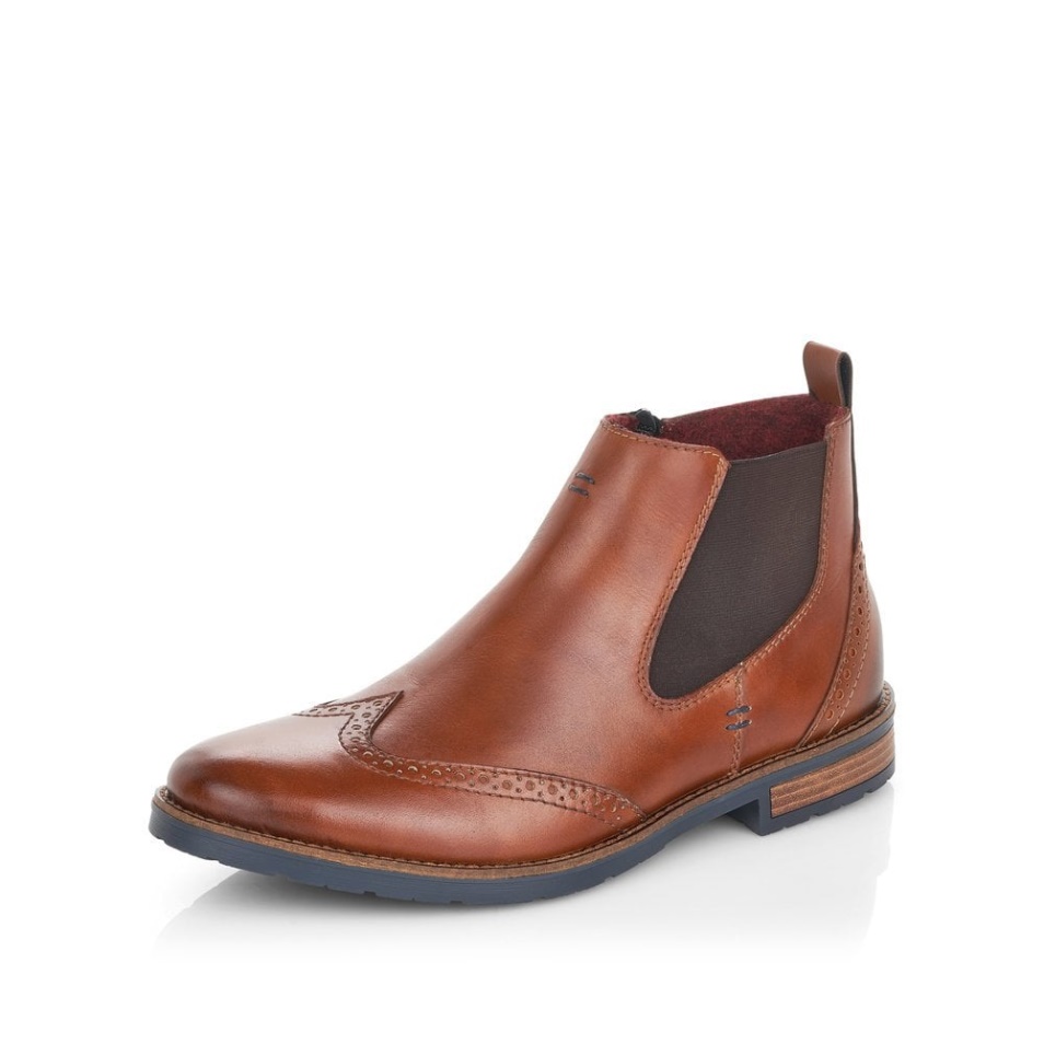 Rieker 34660 Bottes Pour Hommes Marron