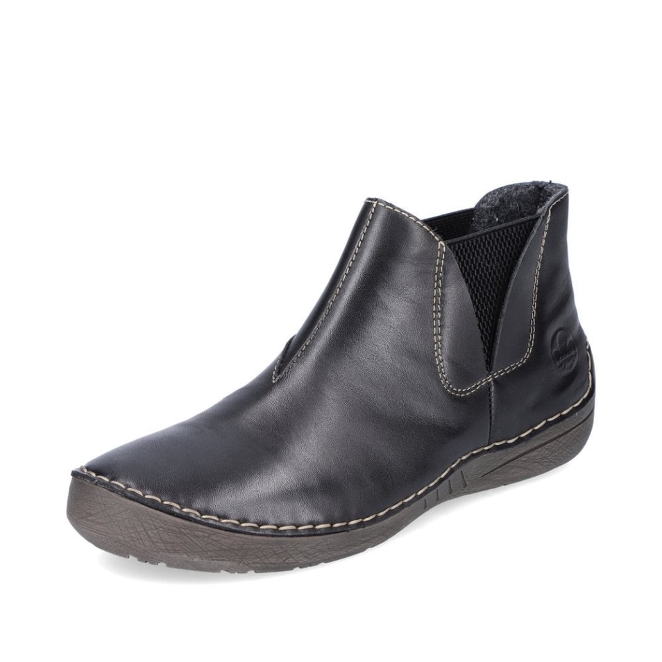 Rieker 52553 Bottes Pour Femmes Noir