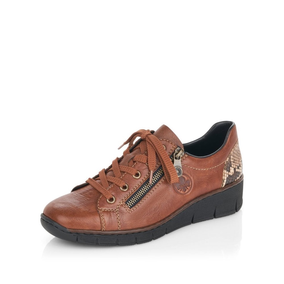 Rieker 53702 Chaussures Pour Femmes Marron