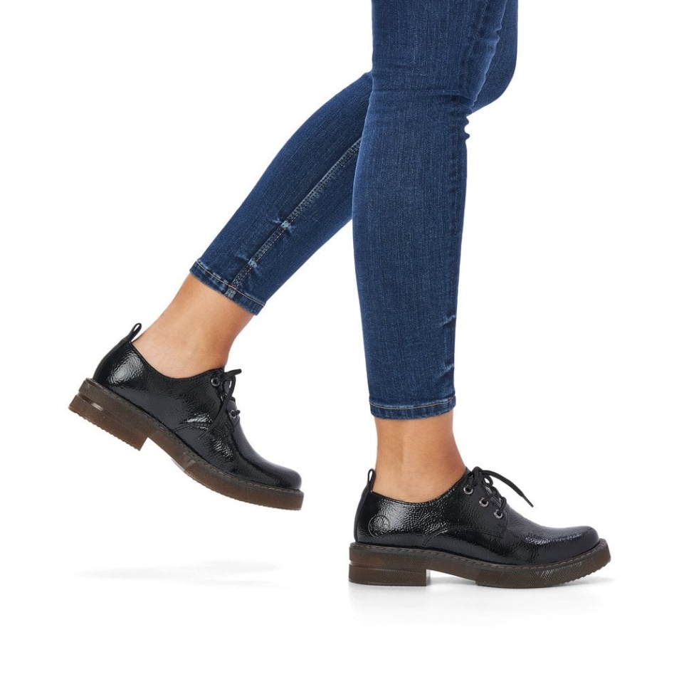 Rieker 72000 Chaussures Femme Noir