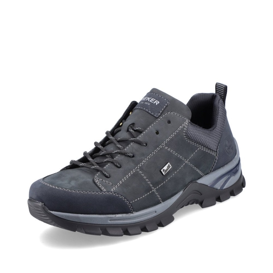 Rieker B6803 Chaussures Pour Hommes Bleu