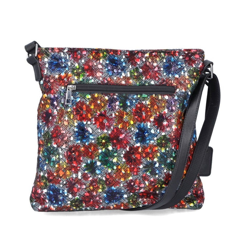 Rieker H1040-94 Sac Femme Multi Zip Métallisé