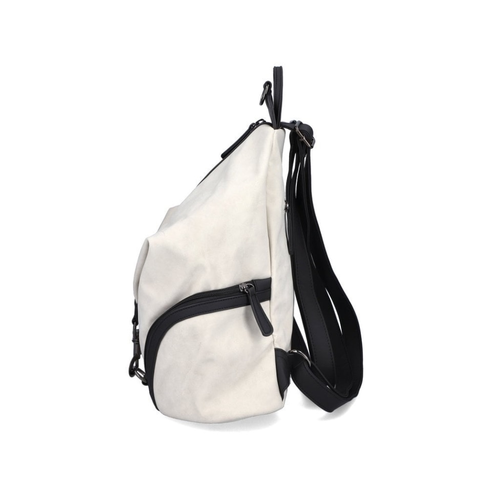 Rieker H1055-80 Sac à Main Zippé Femme Blanc Blanc
